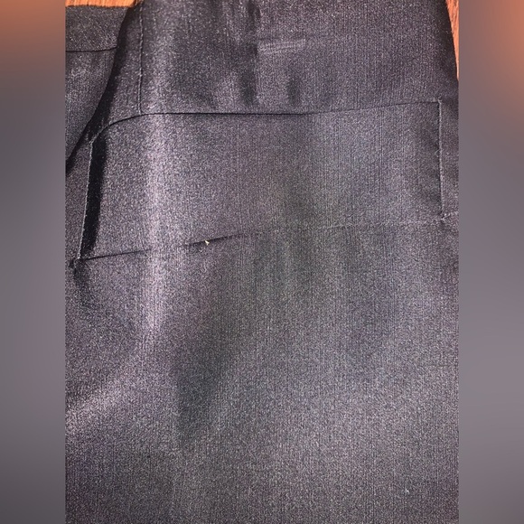 Prada Women’s Pants 42 Black White Colorblock Straight Leg Trousers - Picture 3 of 6